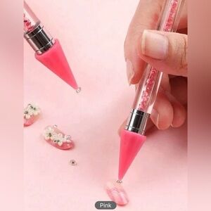 NEW 1pc Rhinestone Decor Nail Art Drill Point Pen